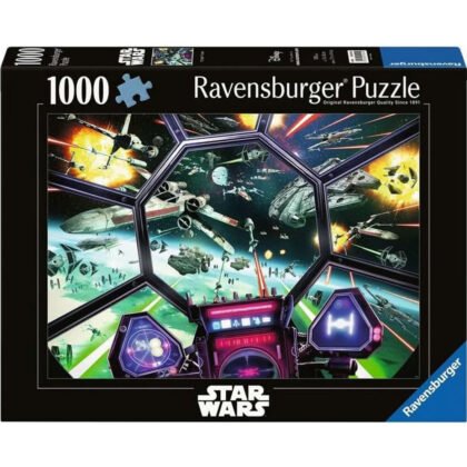 Ravensburger - Пъзел 1000 ел. - Междузвездни войни: Изтребител Кокпит