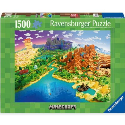 Ravensburger - Пъзел 1500 ел. - Светът на Майнкрафт
