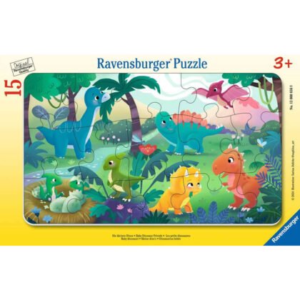 Ravensburger - Пъзел 15 eл. - Малки динозаври