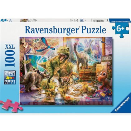 Ravensburger - Пъзел 100 ел. - XXL - Динозаврите оживяват