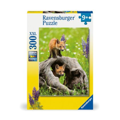 Ravensburger - Пъзел 300 ел. - XXL - Любопитни лисички