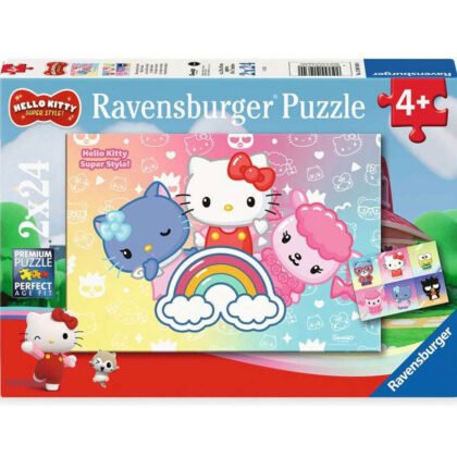 Ravensburger - Пъзел 2х24 ел. - Хелоу Кити