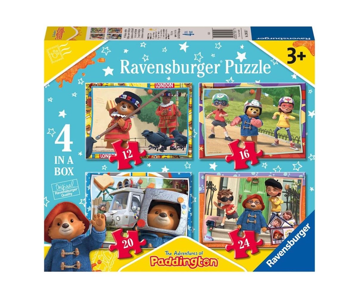 Ravensburger - Пъзел 4 -в-1: 12/16/20/24 ел. - Падингтън