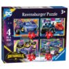 Ravensburger - Пъзел 4 -в-1: 12/16/20/24 ел. - Батмобили