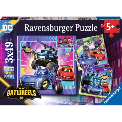 Ravensburger - Пъзел 3x49 ел. - Батмобили