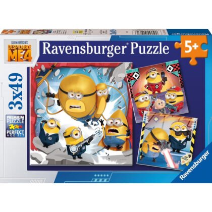 Ravensburger - Пъзел 3x49 ел. - Аз проклетникът 4