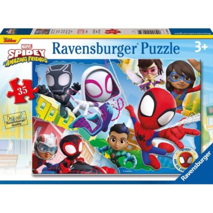Ravensburger - Пъзел 35 ел. - Спайди и приятели
