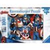 Ravensburger - Пъзел 100 ел. - Капитан Америка Марвел