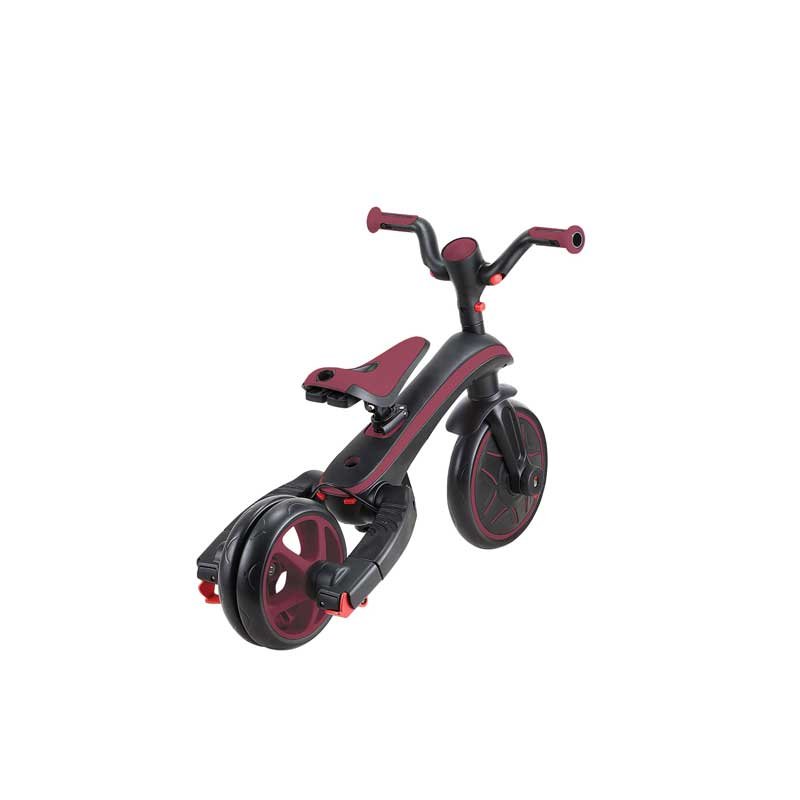 Детска триколка 4 в 1 GLOBBER EXPLORER TRIKE FOLDABLE, сгъваема, цвят бургунди - Image 2