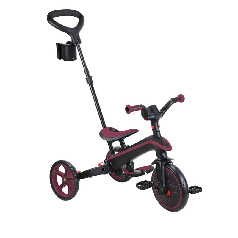 Детска триколка 4 в 1 GLOBBER EXPLORER TRIKE FOLDABLE, сгъваема, цвят бургунди - Image 7