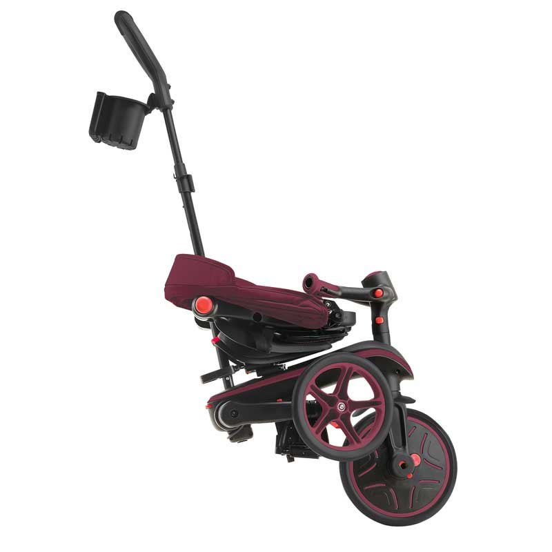 Детска триколка 4 в 1 GLOBBER EXPLORER TRIKE FOLDABLE, сгъваема, цвят бургунди - Image 5