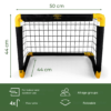 Umbro 2 бр сгъваеми футболни врати 55x44x44 см