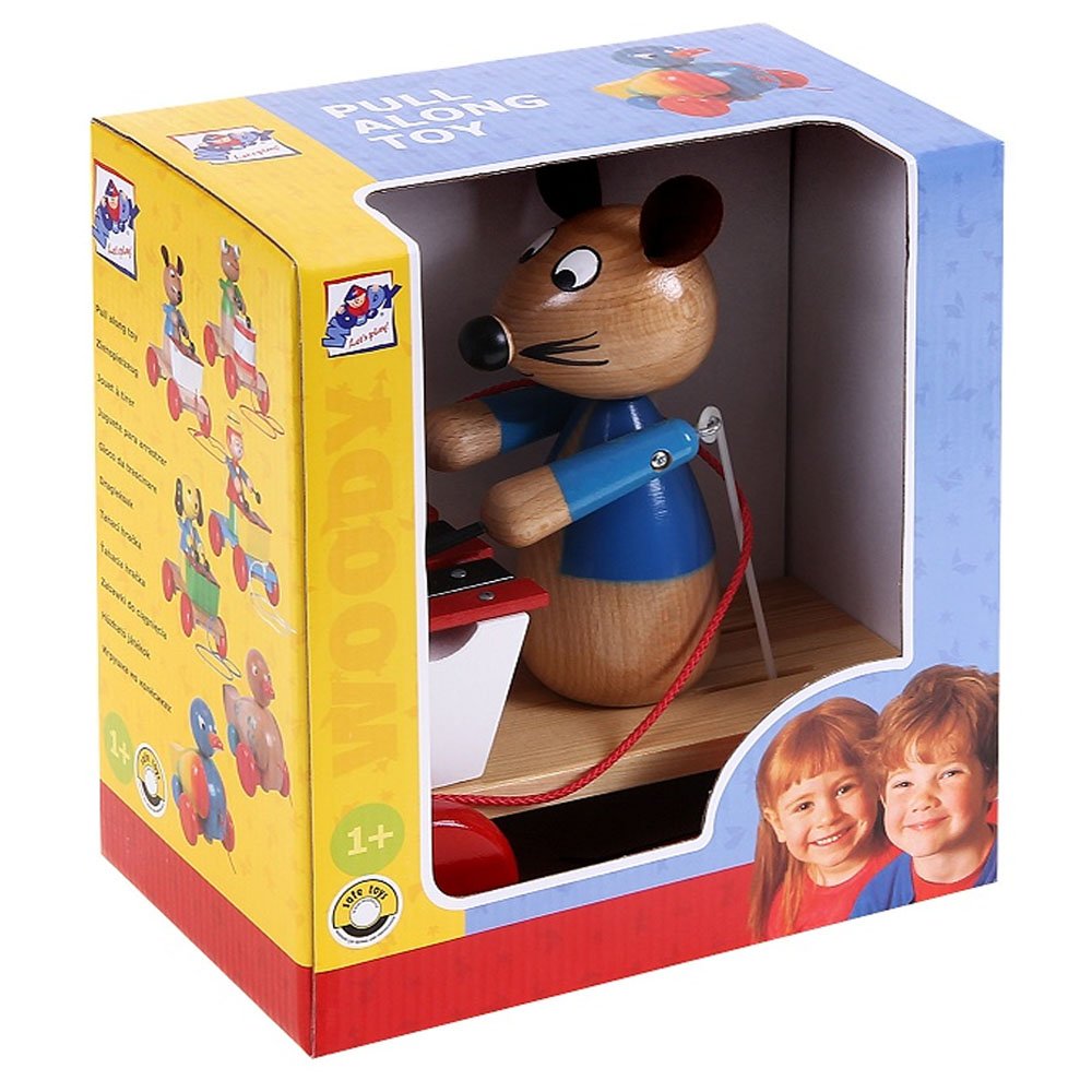 Играчка за дърпане "Мишка с ксилофон" - Image 2