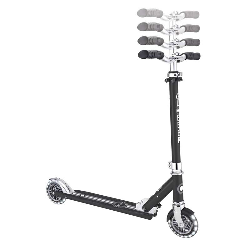 Алуминиева детска тротинетка GLOBBER FLOW ELEMENT LIGHTS - черна - Image 7