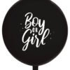 Балон гигант 60 см черен boy or girl