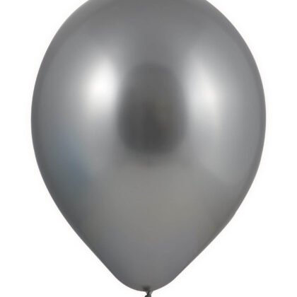 Балони 50 бр. 12" - 30 см 702 хром сребро