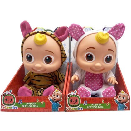 Кукла бебе cocomelon с дрехи на животни 2 вида