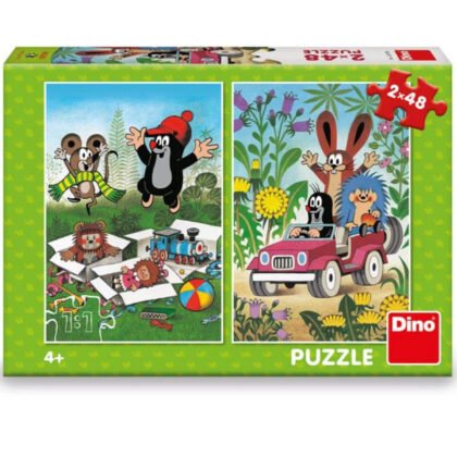 Детски пъзел the little mole 2x48 части