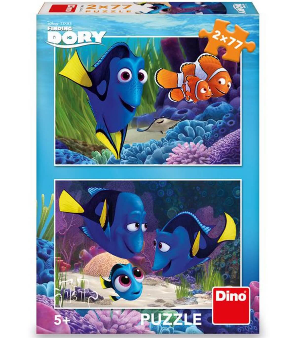Детски пъзел dory & nemo 2x77 части