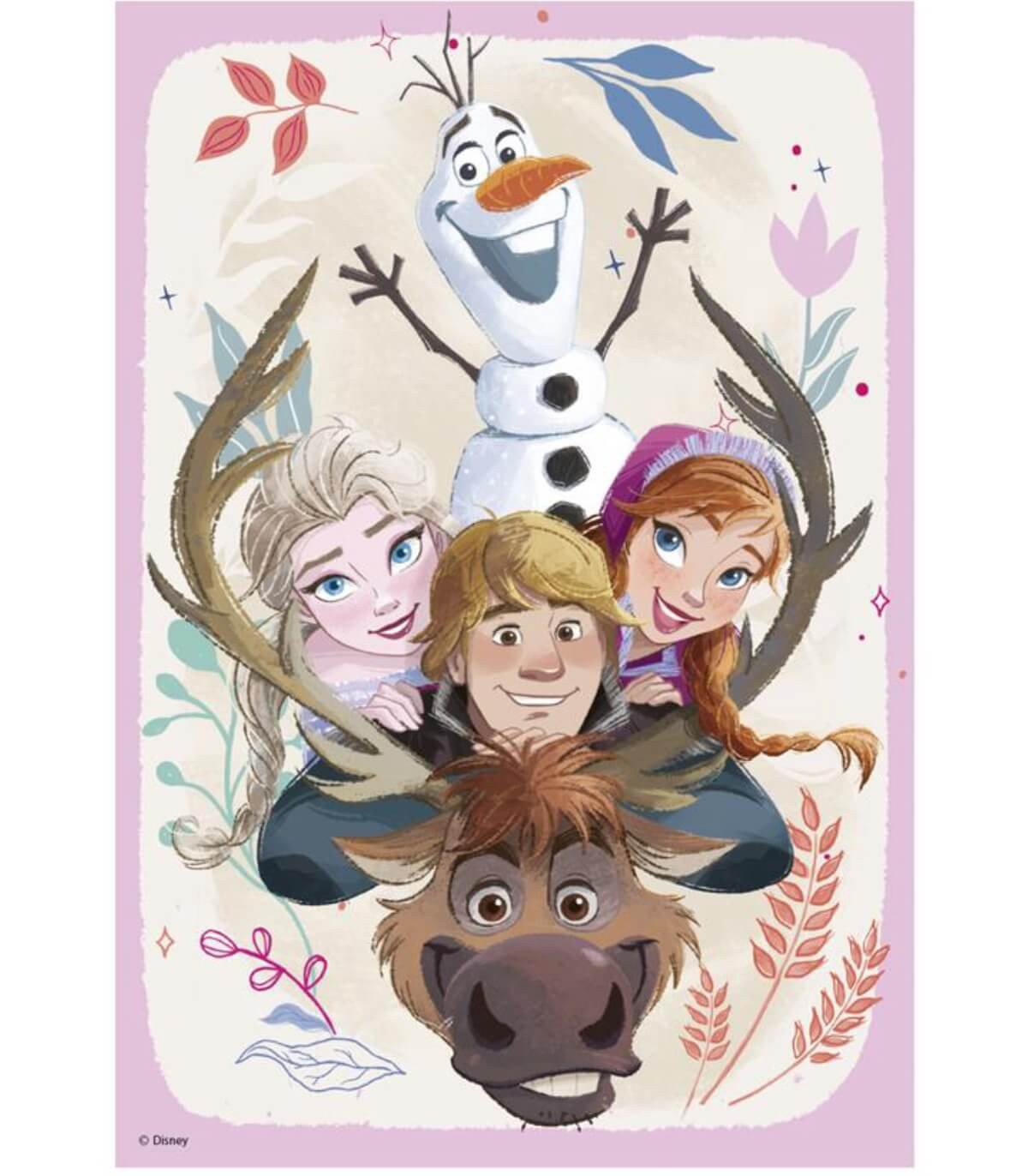 Детски пъзел frozen: anna & elsa 2x77 части - Image 4