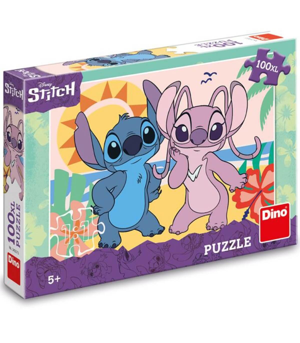 Детски пъзел stitch: на плажа 100 XL части - Image 2