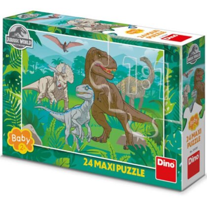 Макси пъзел jurassic world 24 части