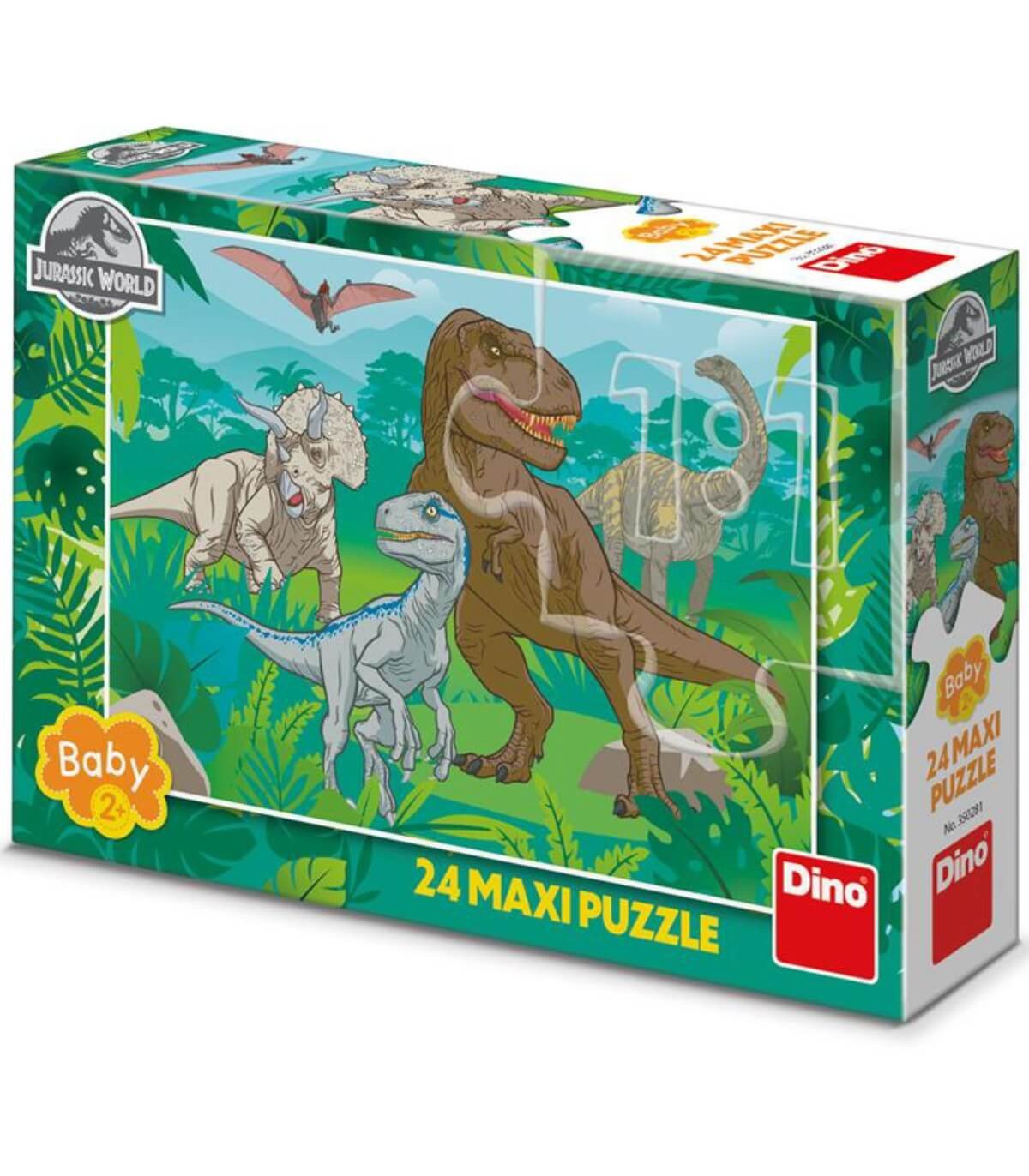 Макси пъзел jurassic world 24 части