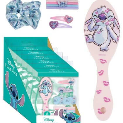 Четка с аксесоари за коса stitch