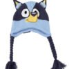 Детска зимна шапка Bluey с плитки тъмносина