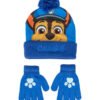 Детска зимна шапка с ръкавици paw patrol