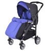 Детска количка, комбинирана Zooper Waltz Royal Blue Plaid, кралско синьо и черно
