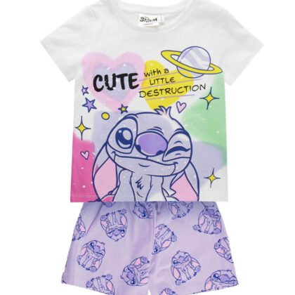 Детска лятна пижама stitch angel 6-12 год.