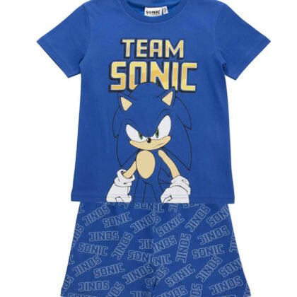 Детска лятна пижама team sonic 4-10 год.