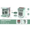 Детска готварска печка с тенджера и тиган happy gourmet