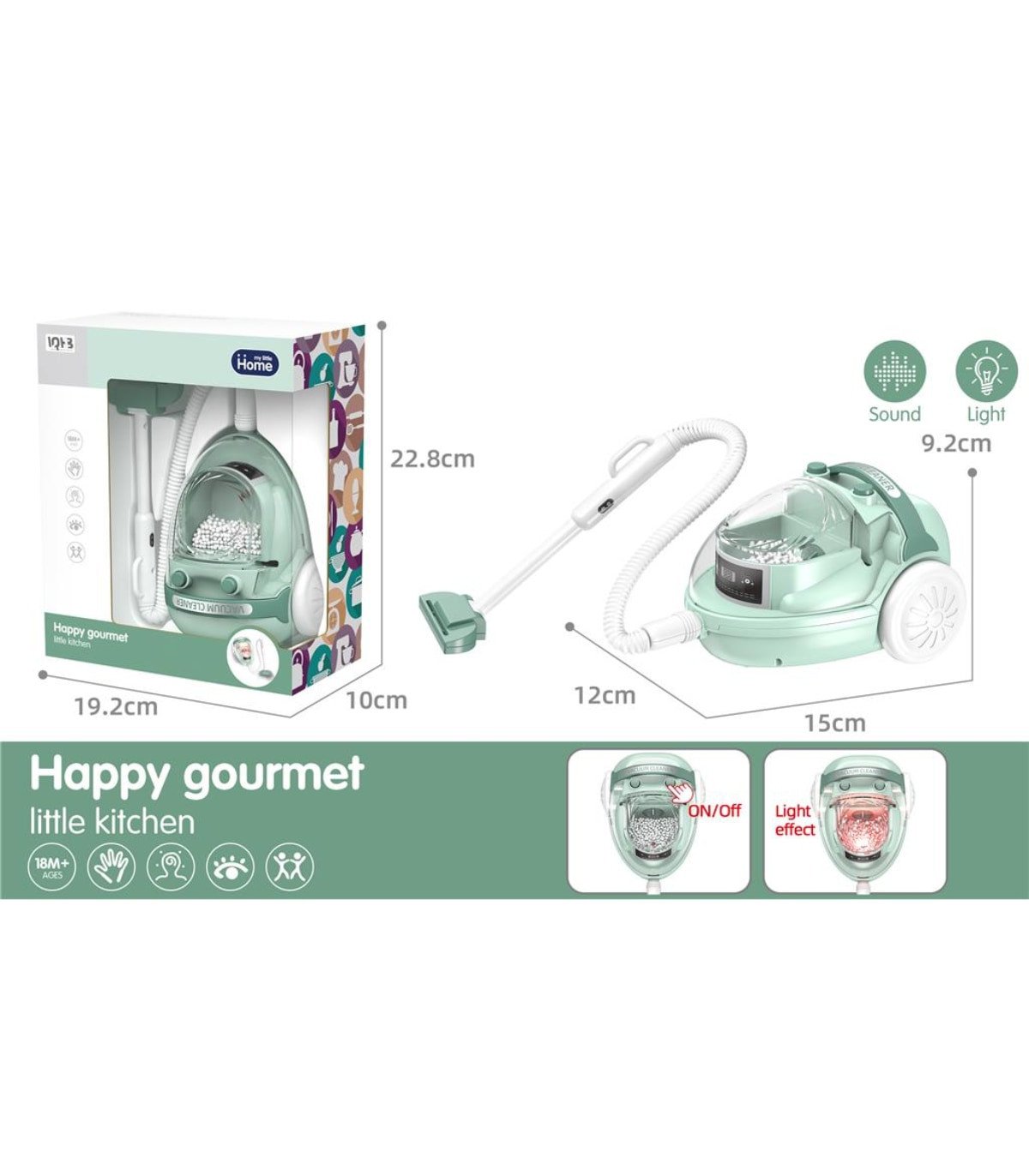 Детска прахосмукачка happy gourmet