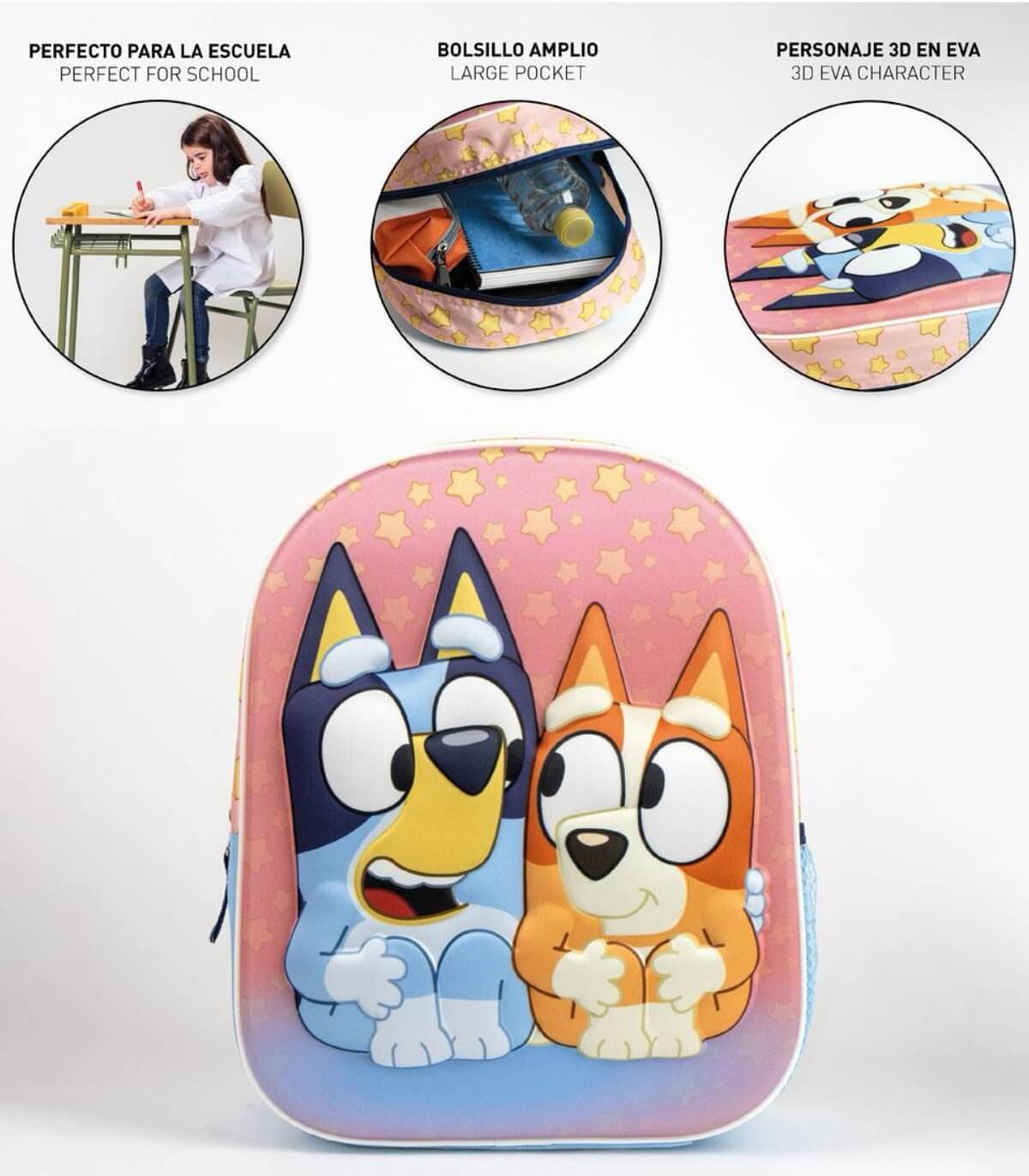 Детска раница 3D bluey 31 см - Image 4