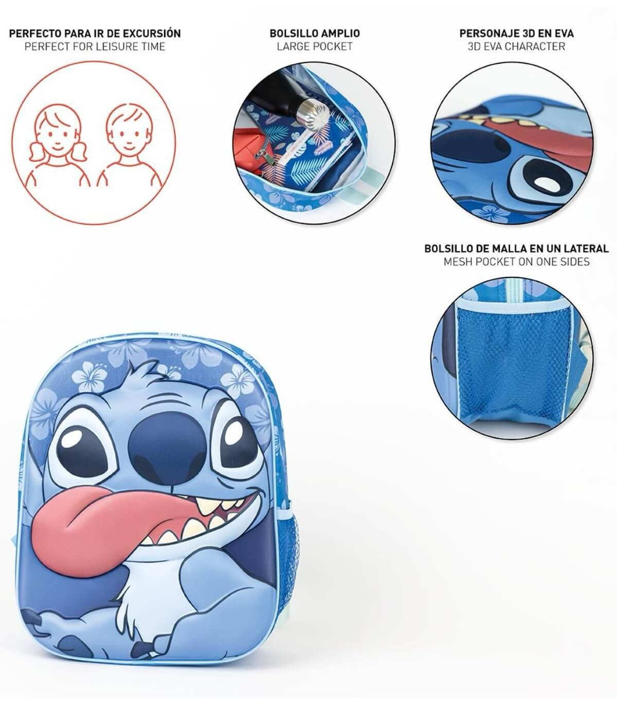 Детска раница 3D stitch 31 см - Image 4
