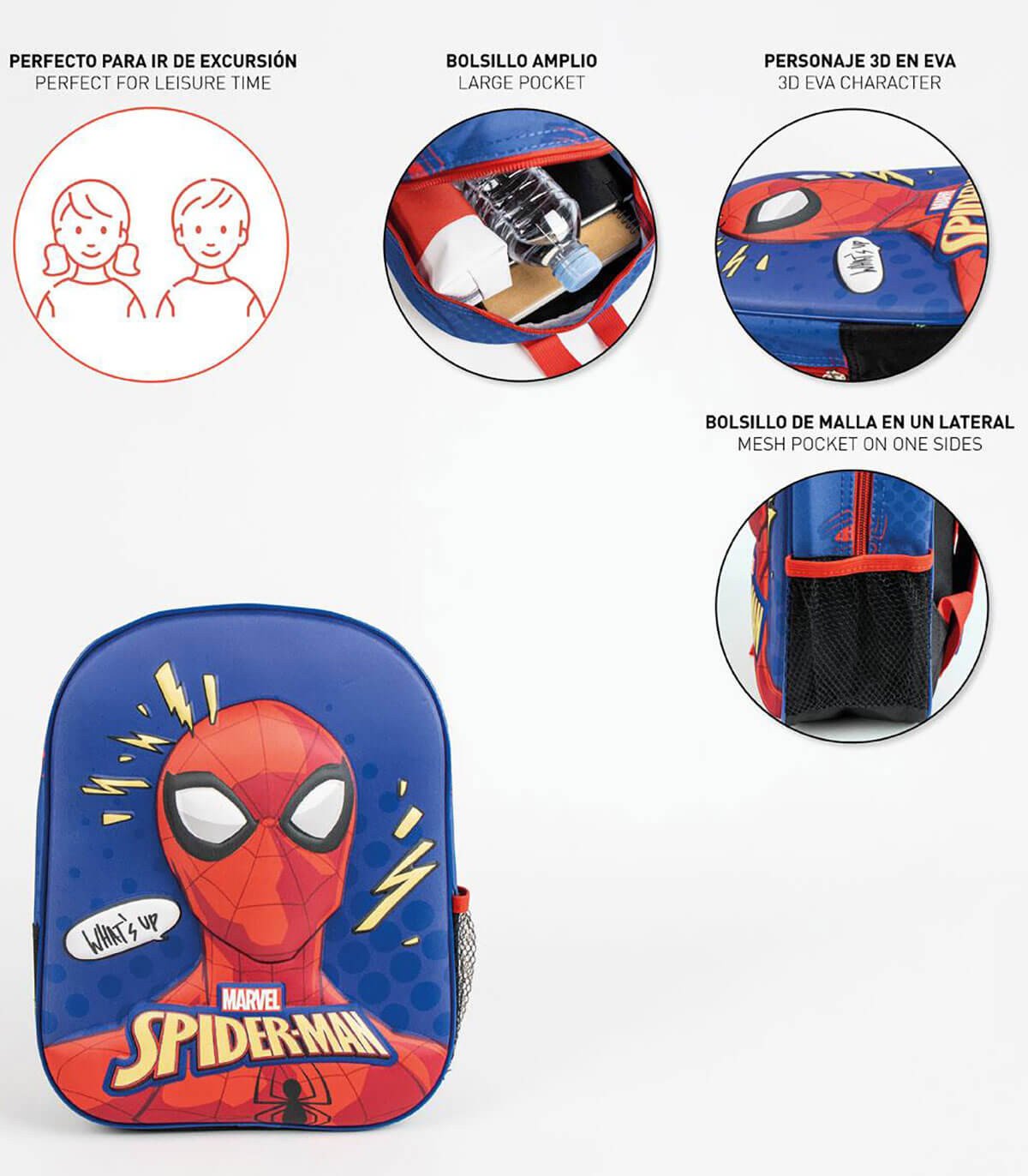 Детска раница 3D spiderman 31x25 см - Image 4