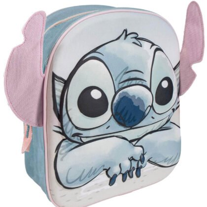 Детска раница 3D stitch с уши 31x30 см
