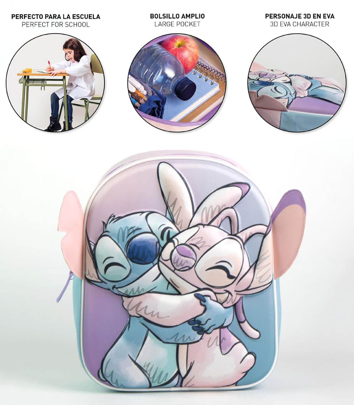 Детска раница 3D stitch&angel 30x30 см - Image 4
