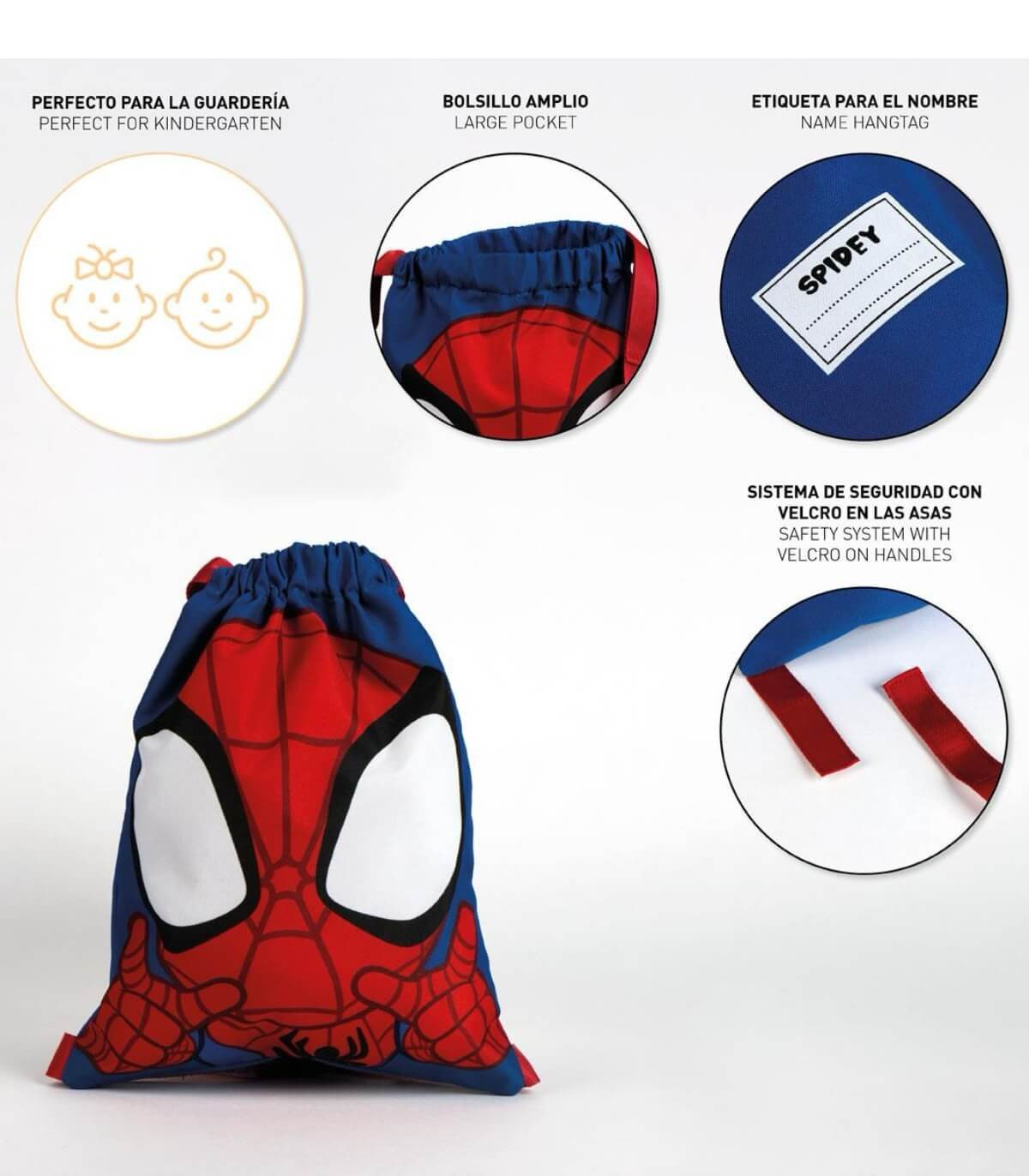 Детска раница мешка spiderman 27*33 - Image 7