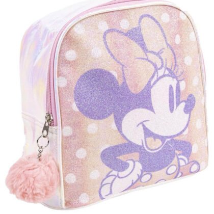 Детска раница с брокат 21 см minnie