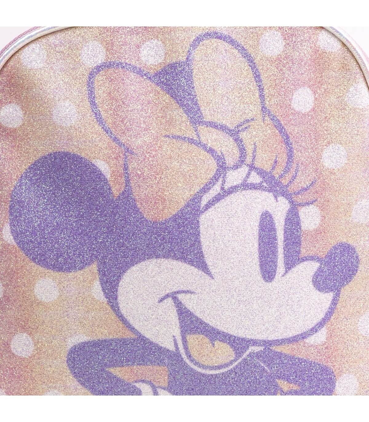 Детска раница с брокат 21 см minnie - Image 7