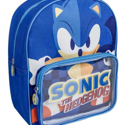 Детска раница с преден джоб sonic 32х28 см