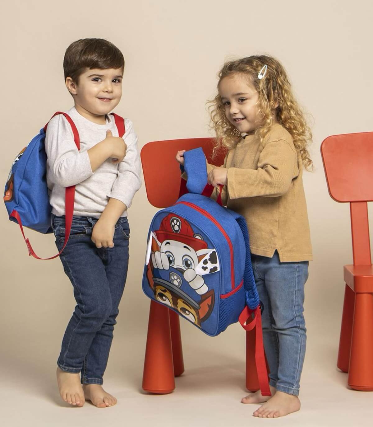 Детска раница за предучилищна възраст 30 см paw patrol с уши - Image 7