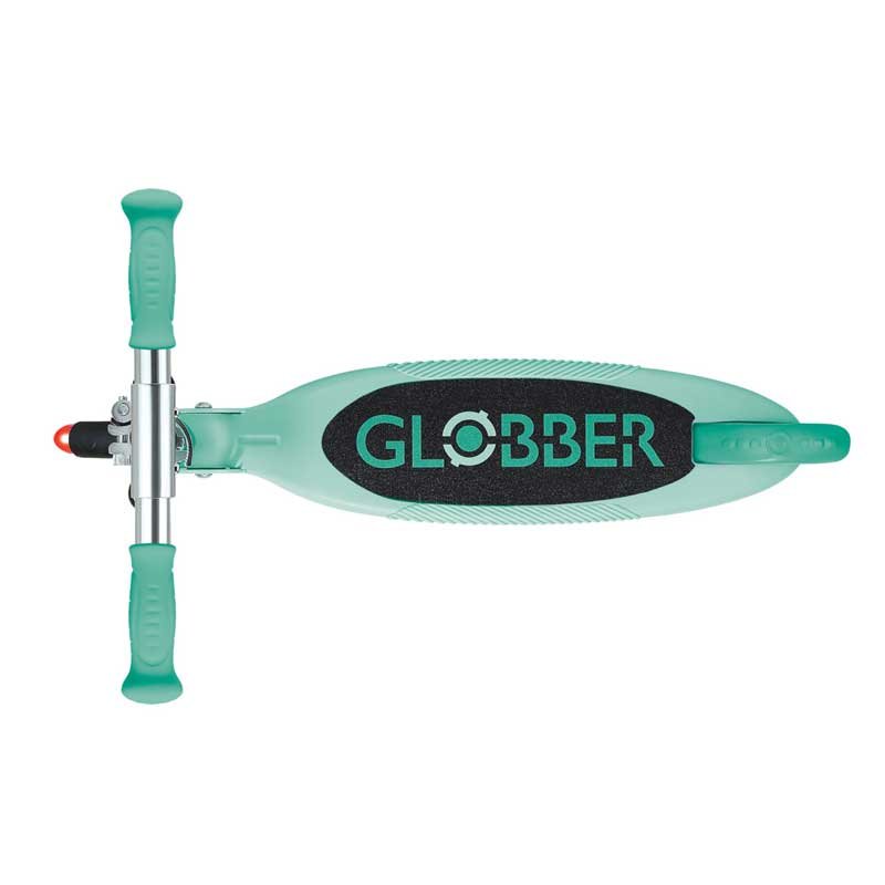 Детска сгъваема тротинетка с две светещи колела Globber Flow Foldable Junior Lights - ментова - Image 2