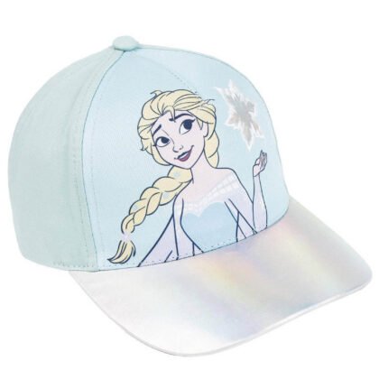 Детска шапка с козирка и апликация frozen 53 см