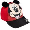 Детска шапка с козирка Mickey червено черна