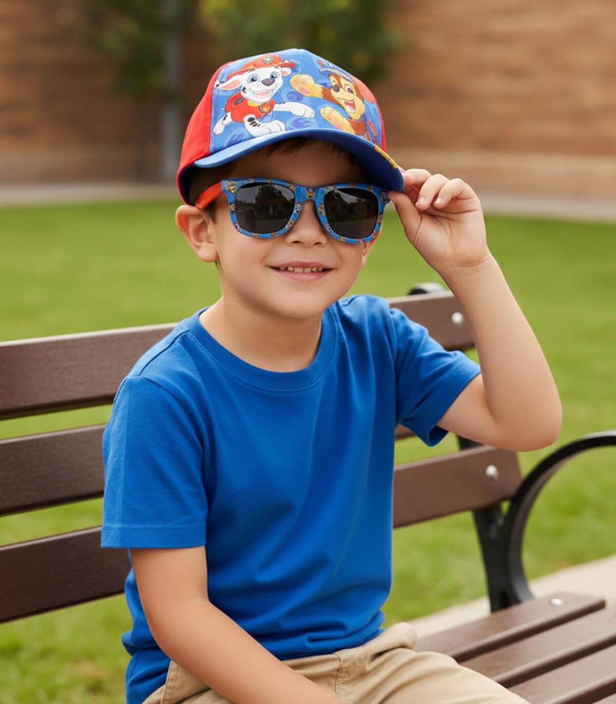Детска шапка с козирка 53 см + слънчеви очила paw patrol - Image 7
