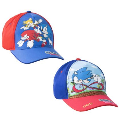 Детска шапка с козирка sonic 53 см 2 вида